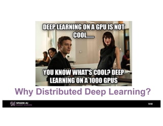Distributed Deep Learning with Apache Spark and TensorFlow with Jim Dowling Slide 9