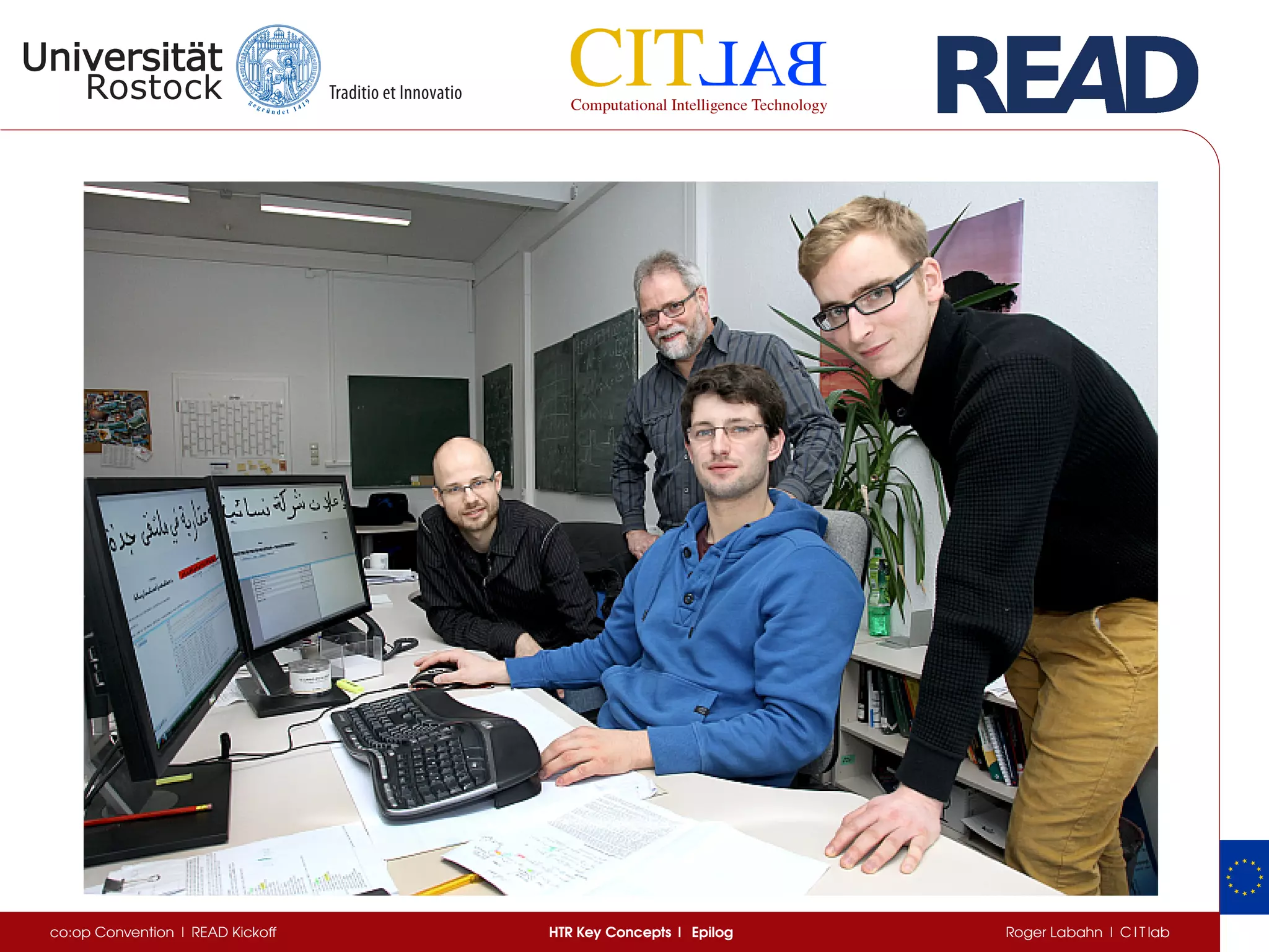 co:op Convention | READ Kickoff HTR Key Concepts | Epilog Roger Labahn | C I T lab
 