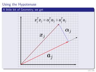 Using the Hypotenuse
A little bit of Geometry, we get
123 / 140
 