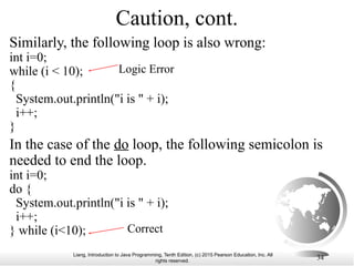05Loops -- JAVA-- LOOPING STATEMENTS AND ITERATION IN JAVA | PPTX