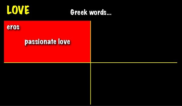 Love Greek Words Eros P Ionate Love Love Greek Words Eros P Ionate Love