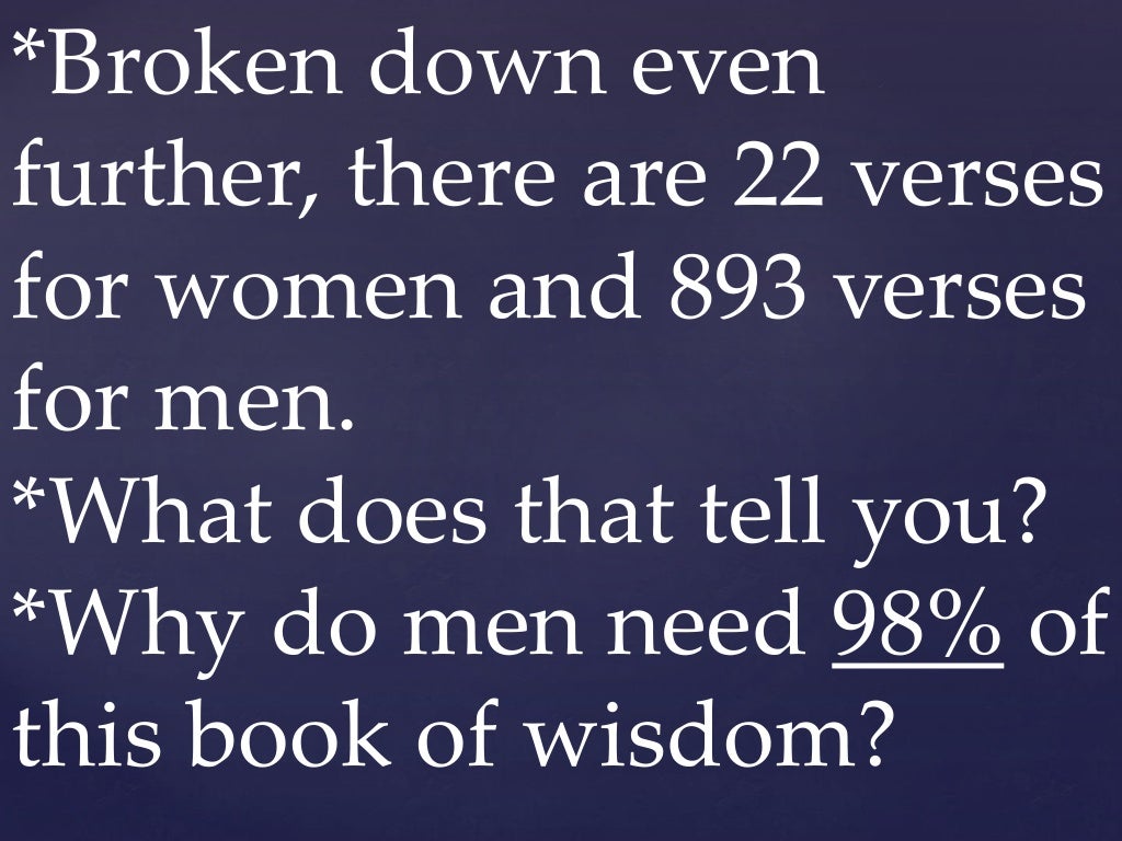 05 May 11, 2014, The Proverbs 31 Man