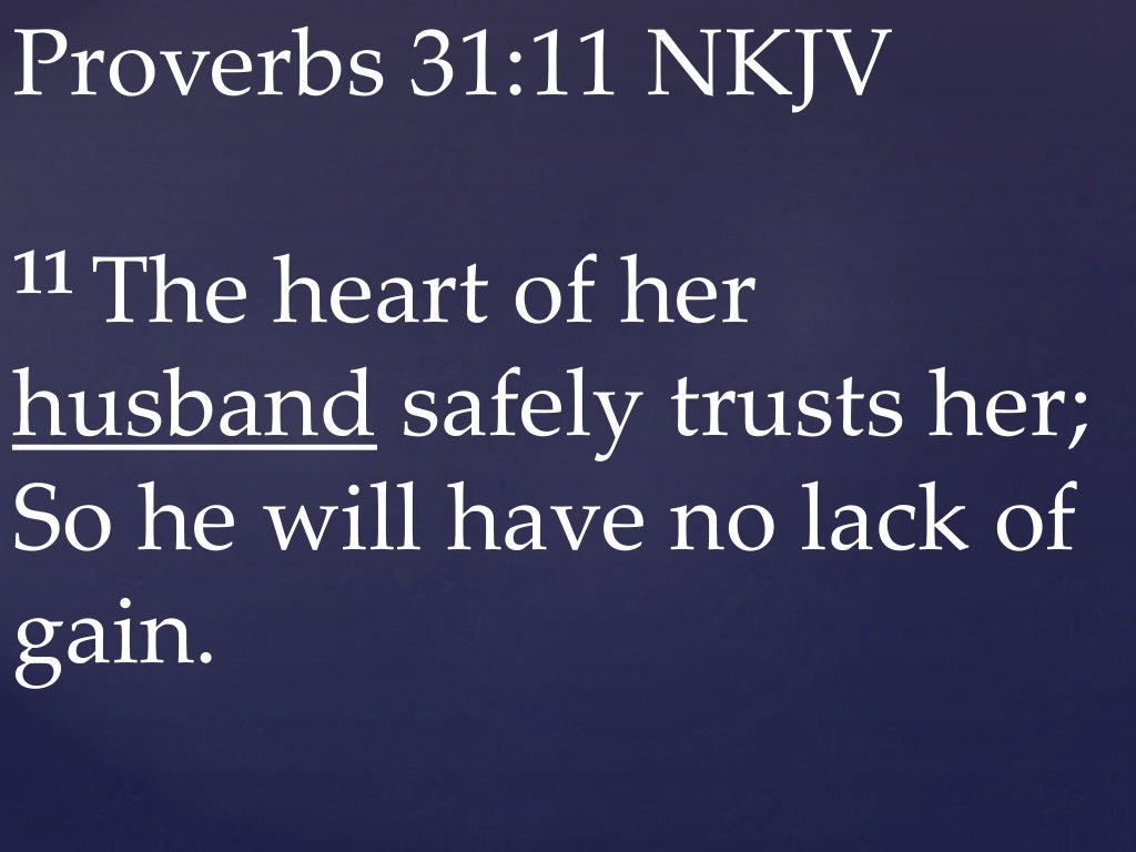 05 May 11, 2014, The Proverbs 31 Man