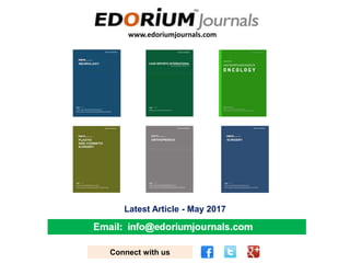 www.edoriumjournals.com
Connect with us
Latest Article - May 2017
 