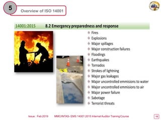 Overview of ISO 14001
5
Issue : Feb 2019 MMC/INTAS- EMS 14001:2015 Internal Auditor TrainingCourse 15
 