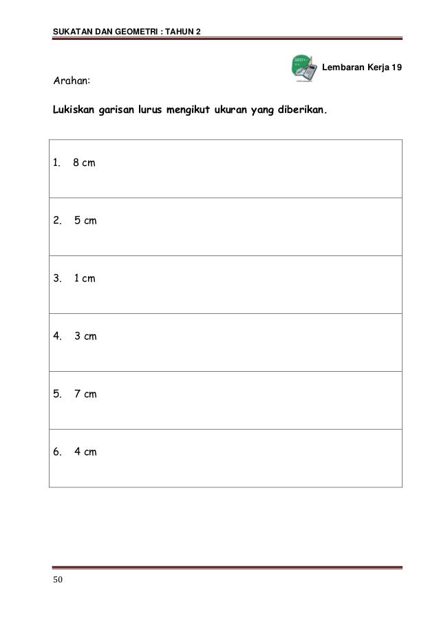 Soalan Matematik Tahun 4 Tajuk Ukuran Panjang Suryaemina