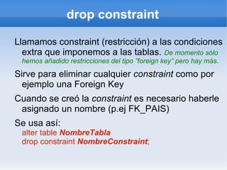 Hay motores muy rápidos pero que no comprueban la integridad referencial (MyISAM).