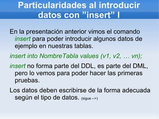 Para estudiar BD ese tipo de motores no nos valen, por eso usaremos siempre InnoDB