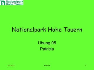 Nationalpark Hohe Tauern Übung 05 Patricia 