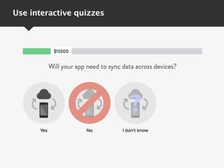 Use interactive quizzes
 