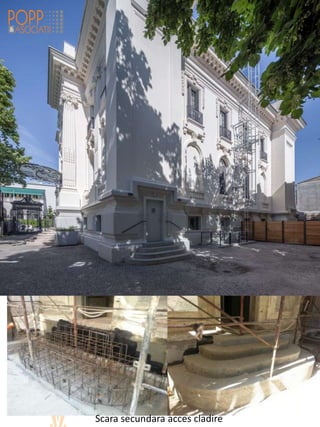 Scara secundara acces cladire
 