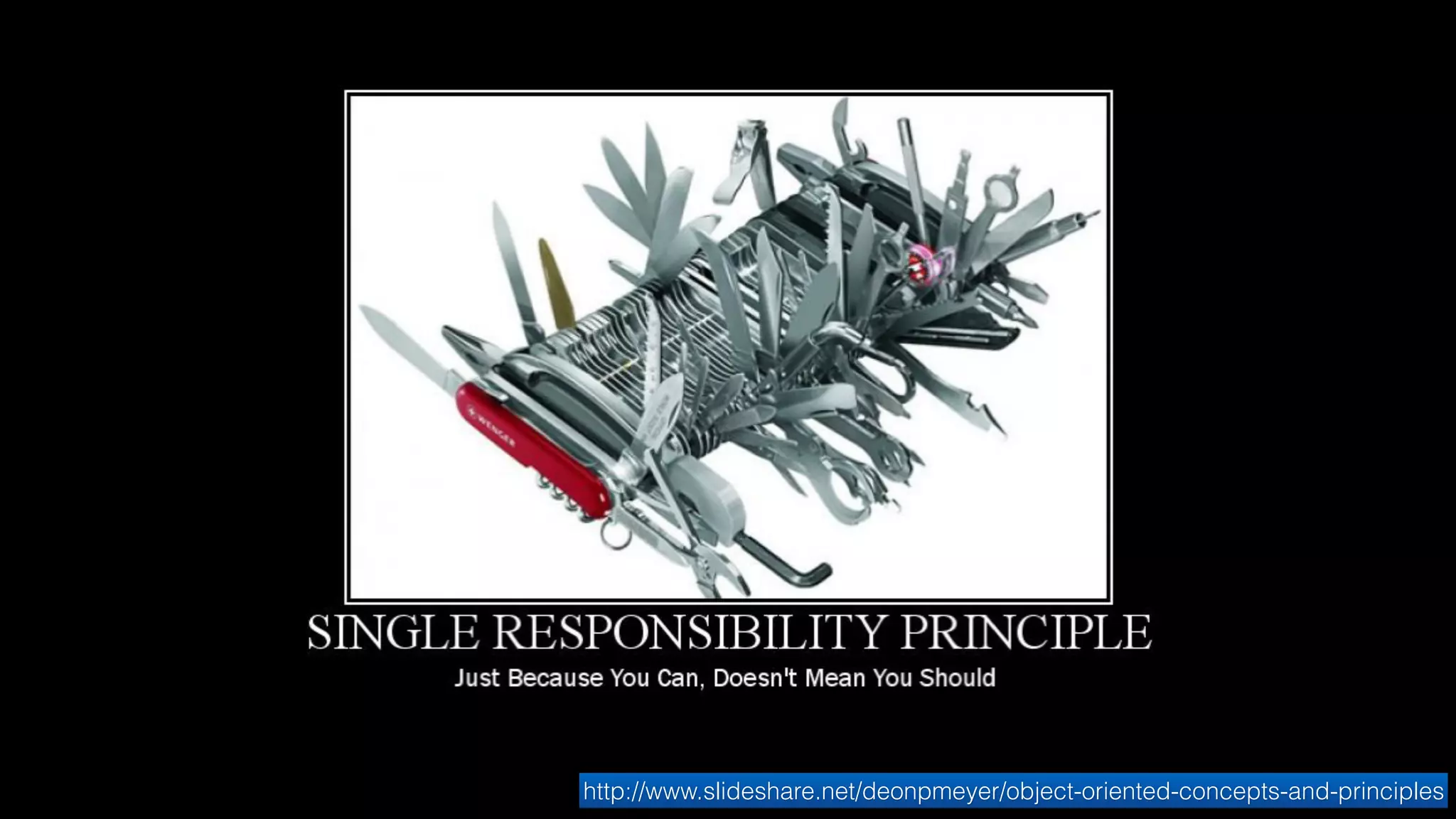 http://www.slideshare.net/deonpmeyer/object-oriented-concepts-and-principles
 