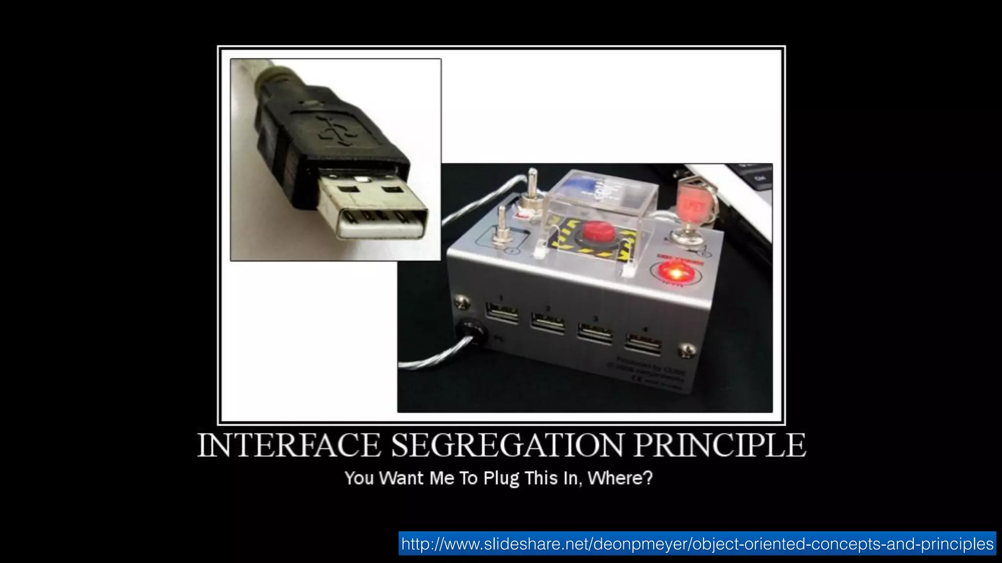 http://www.slideshare.net/deonpmeyer/object-oriented-concepts-and-principles
 