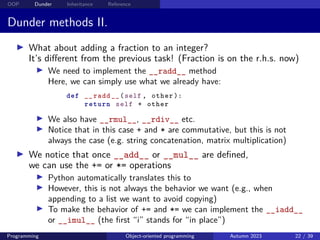 Comprehensive Introduction to Object-Oriented Programming in Python | PDF