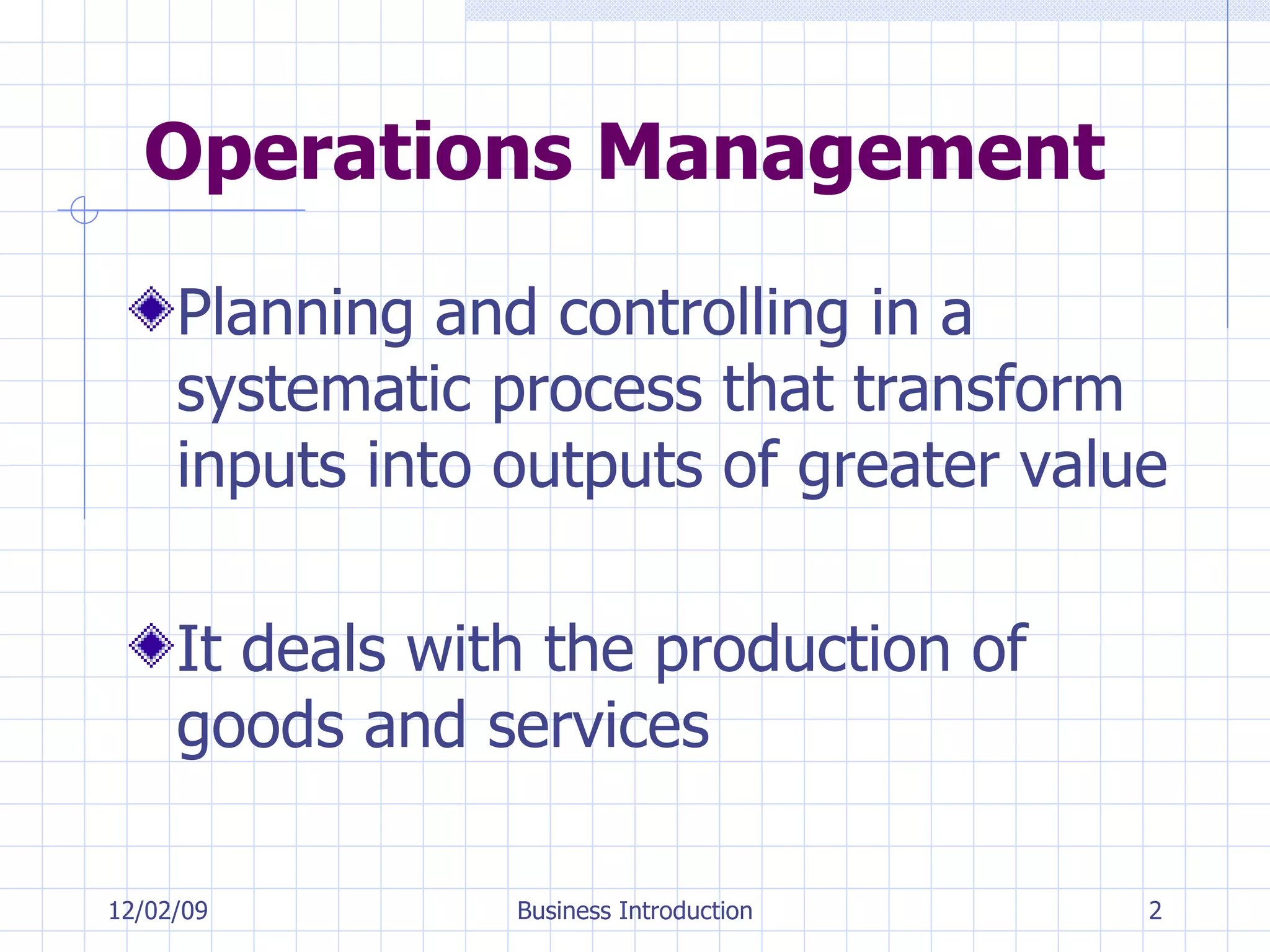 05-Operations Management | PPT