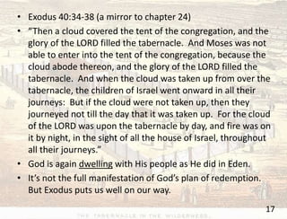 Session 05 Old Testament Overview - Exodus 20-40