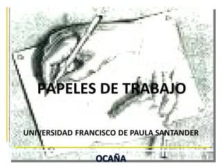 PAPELES DE TRABAJO 
