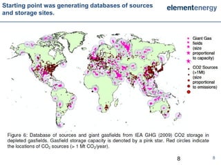 Starting point was generating databases of sources
and storage sites.




                                                     8   8
 
