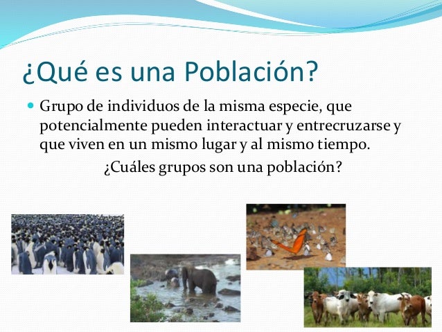 Poblaciones y manejo de fauna