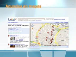 Anuncios en mapas  