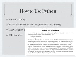 What is Python | PPT