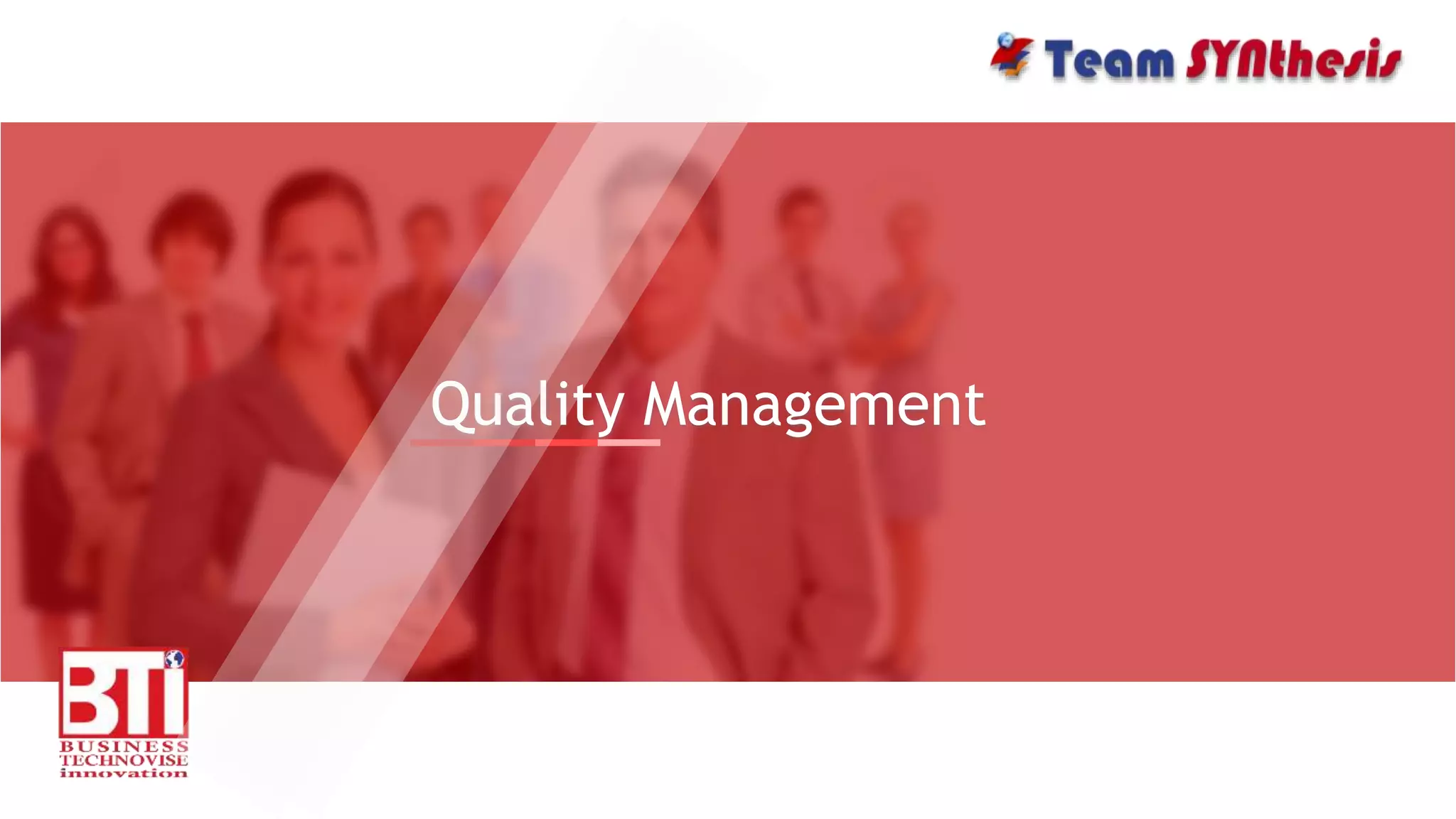 Quality Management