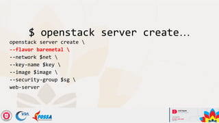 Quick and Solid - Baremetal on OpenStack | Rico Lin | PDF