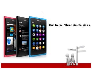 .
One home. Three simple views.
 