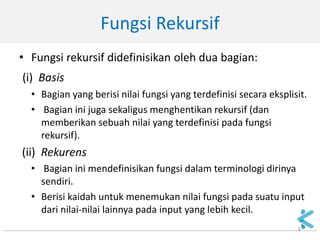 Matematika Diskrit - 05 rekursi dan relasi rekurens - 01 | PDF