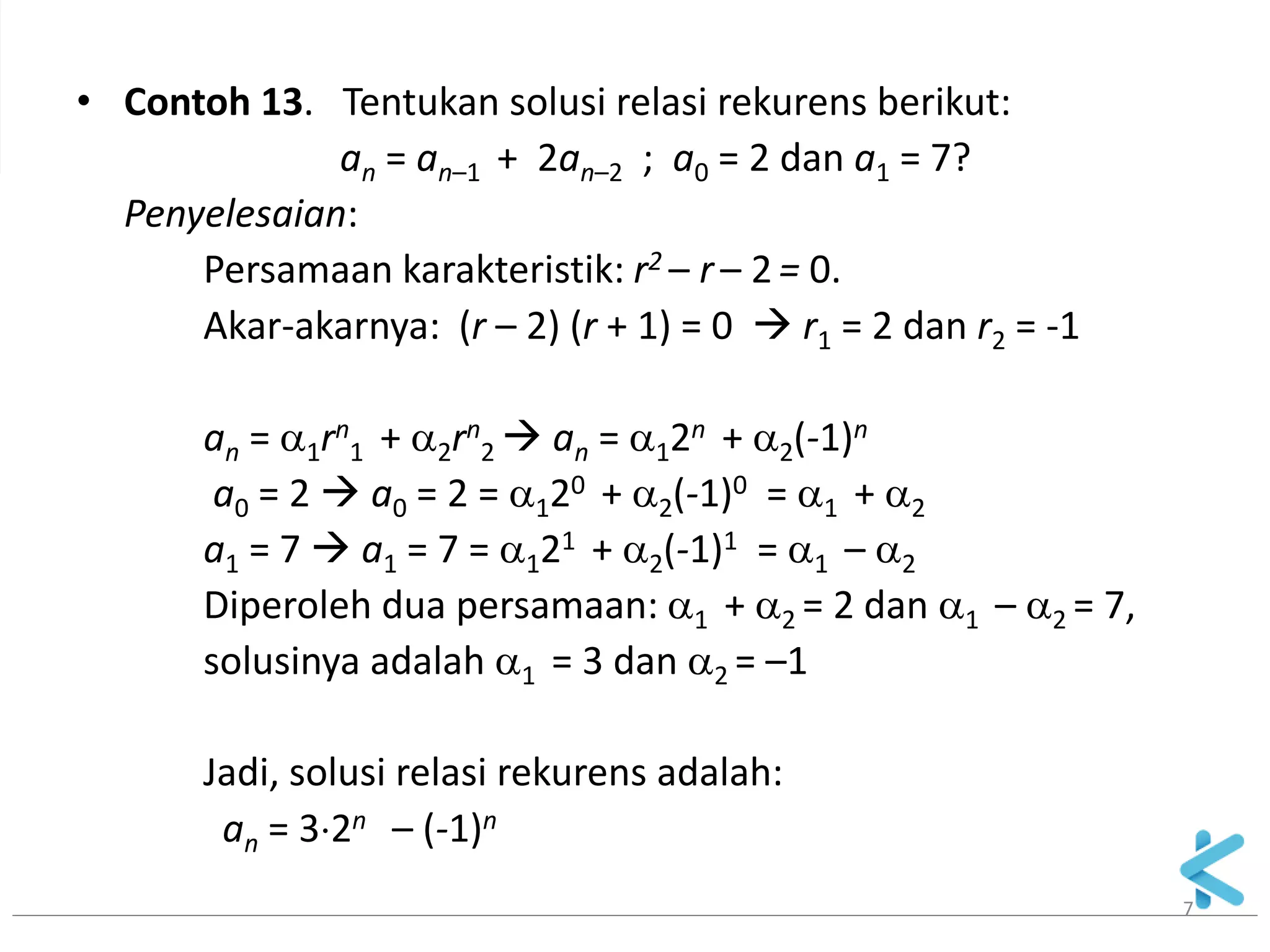 Matematika Diskrit - 05 rekursi dan relasi rekurens - 04 | PDF
