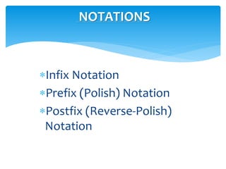 Polish Notation In Data Structure | PPTX | Programming Languages ...