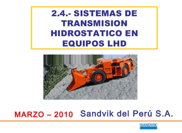 Tren de fuerza hidrostático