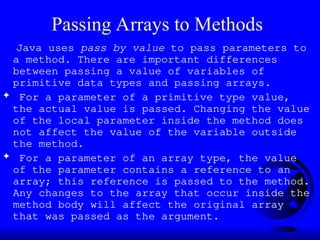 05slide_arrays_creation_searching_sorting.ppt | Free Download