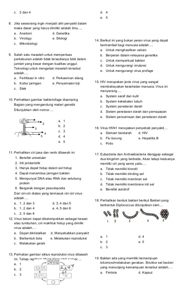 Contoh Soal Pilihan Ganda Kultur Jaringan Contoh Soal Terbaru