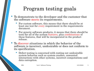 05_SoftwareTesting.pdf student of comuter | PDF