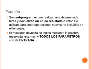 Programación Modular - Subprogramas o funciones | PDF