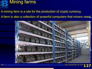 127
A mining farm is a site for the production of crypto currency.
A farm is also a collection of powerful computers that miners need.
Mining farms
See http://www.sciencedebate2008.com/fermy-dlya-mayninga-kriptovalyut-eto-uzhe-realnost/, last accessed Nov 26, 2017.
 