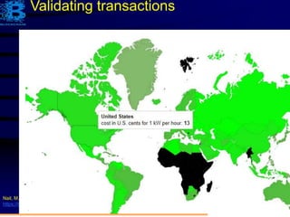 156
Nail, M. and Di Giuda, M.(Dec 20, 2017). What countries are most profitable for mining?
https://bitnewstoday.com/market/mining/what-countries-are-most-profitable-for-mining/, last accessed Feb 16, 2018.
Validating transactions
 