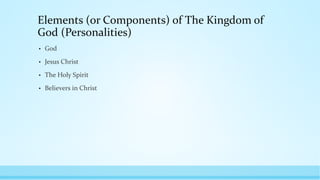 The Kingdom of God | PPTX