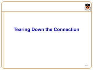 45
Tearing Down the Connection
 