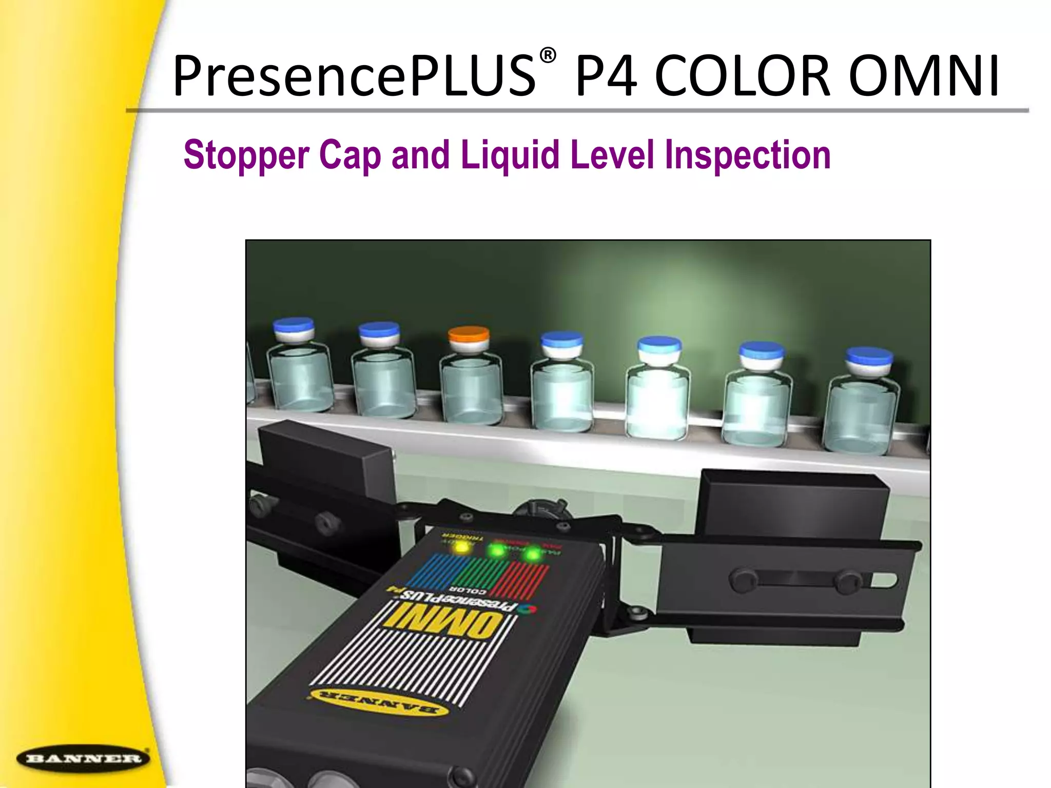 Liquid level/cap at bottle