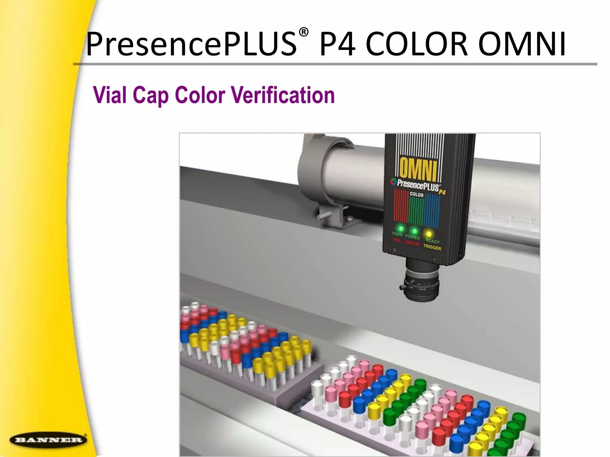 PresencePLUS® P4 COLOR OMNICorrect Color and Aligned Spout