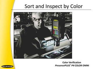 Metal Stamping InspectionStamped Part Inspection PresencePLUS® PROII