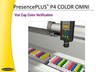 PresencePLUS® P4 COLOR OMNICorrect Color and Aligned Spout