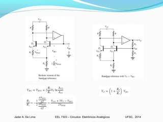 EEL 7303 – Circuitos Eletrônicos AnalógicosJader A. De Lima UFSC, 2014
 
