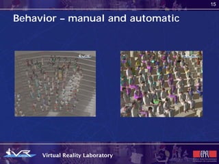 15


Behavior – manual and automatic
 