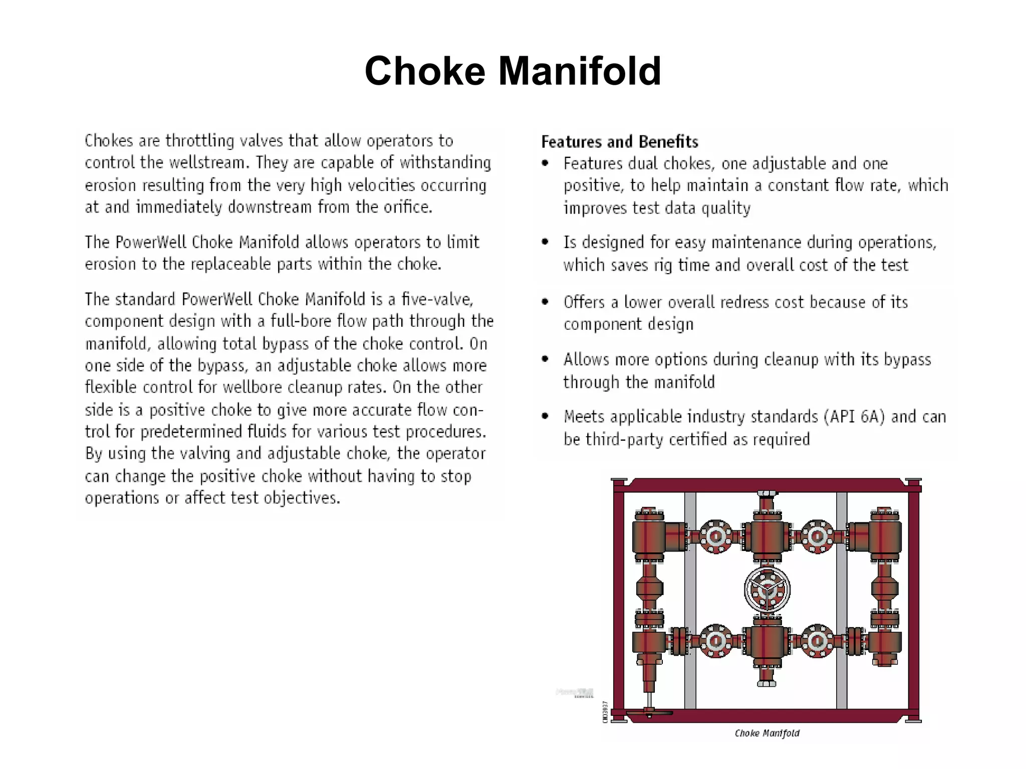 Choke Manifold
 