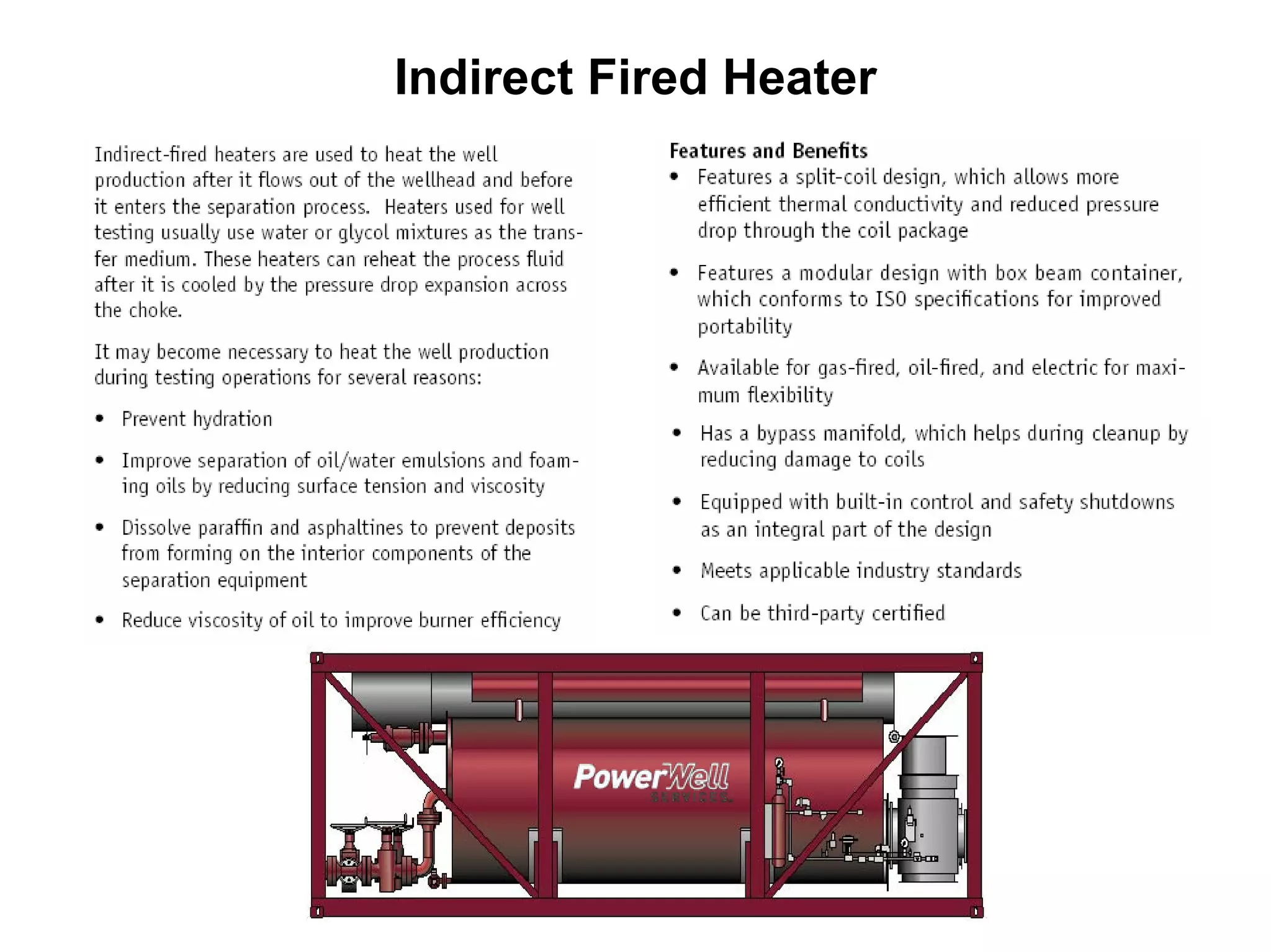 Indirect Fired Heater
 