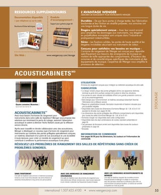Wenger Diffusers ARMOIRES DE RANGEMENT POUR INSTRUMENTS ET VÊTEMENTS | PDF