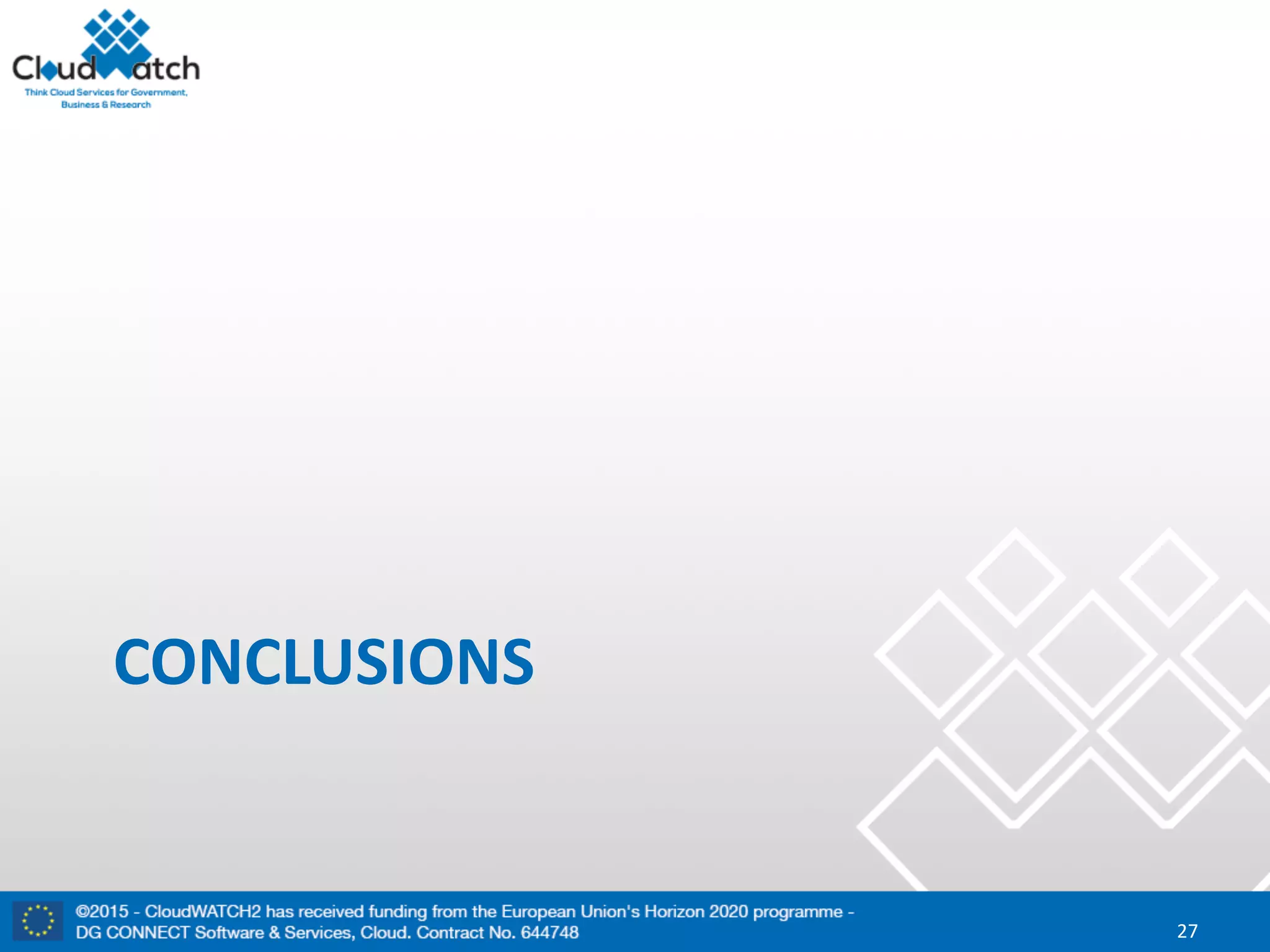 CONCLUSIONS
27
 